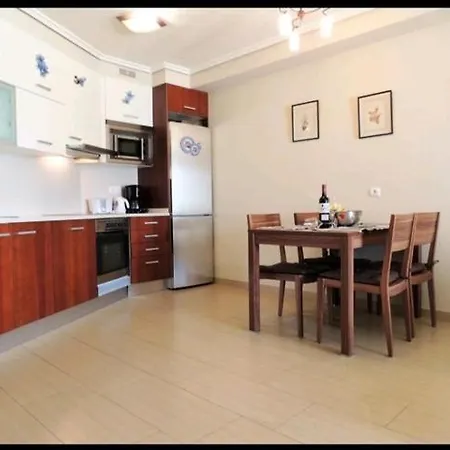 Daire Medano Tejita Sunny Garden +bbq+parking+pool *